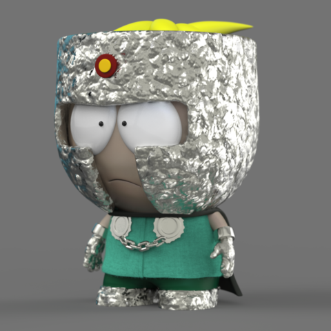 Professor Chaos (Butters) 3D render